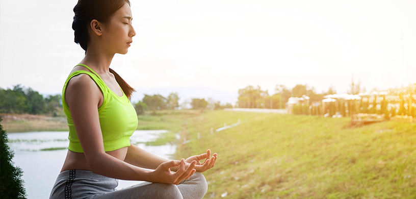 What are the different types of meditation which you can do to keep yourself active and healthy